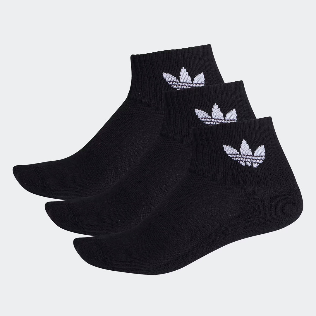 Adidas Mid Ankle Sock 3-Pack Black 8-May
