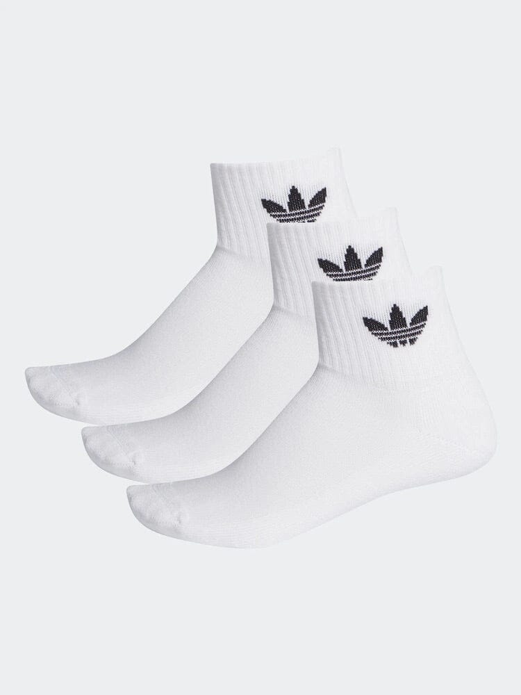 Adidas Mid Ankle Sock 3-Pack White 8-May