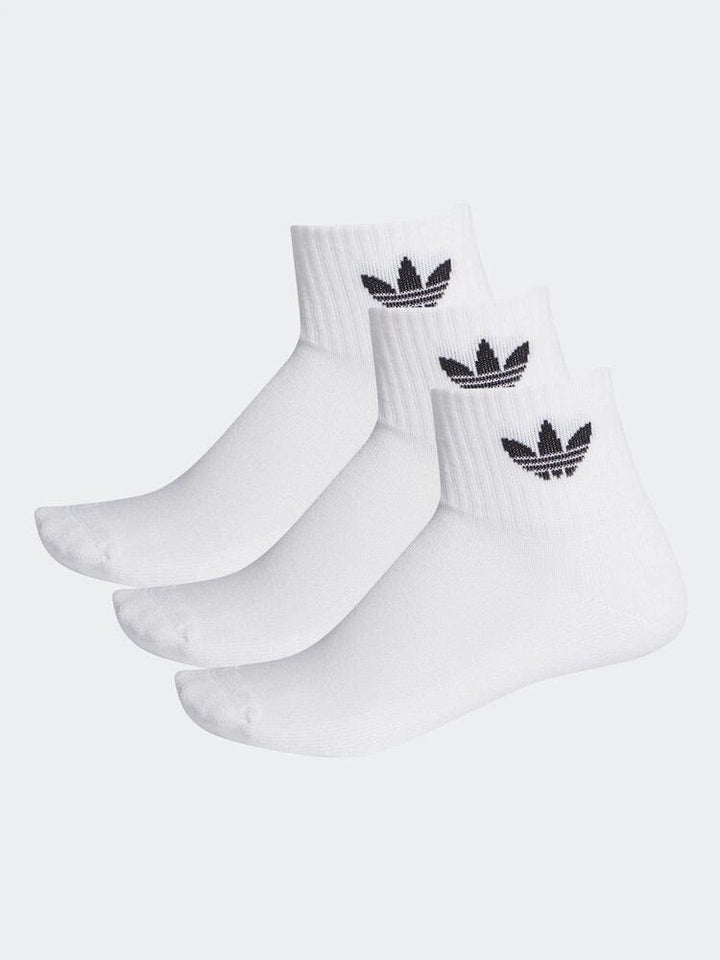 Adidas Mid Ankle Sock 3-Pack White 8-May