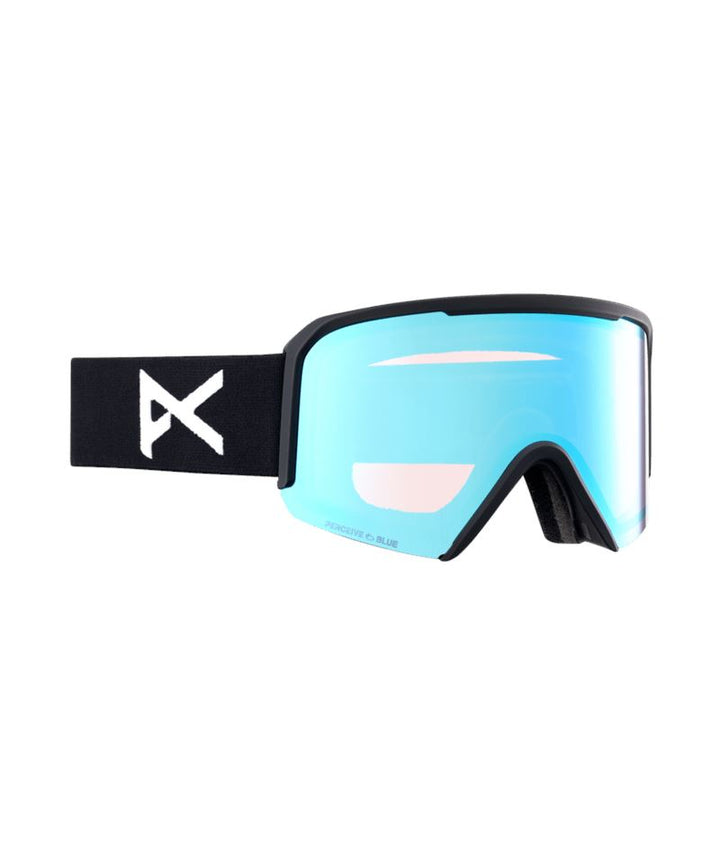 Anon Nesa Goggles + Bonus Lens 2024 Black / Perceive Variable Blue / Cloudy Burst