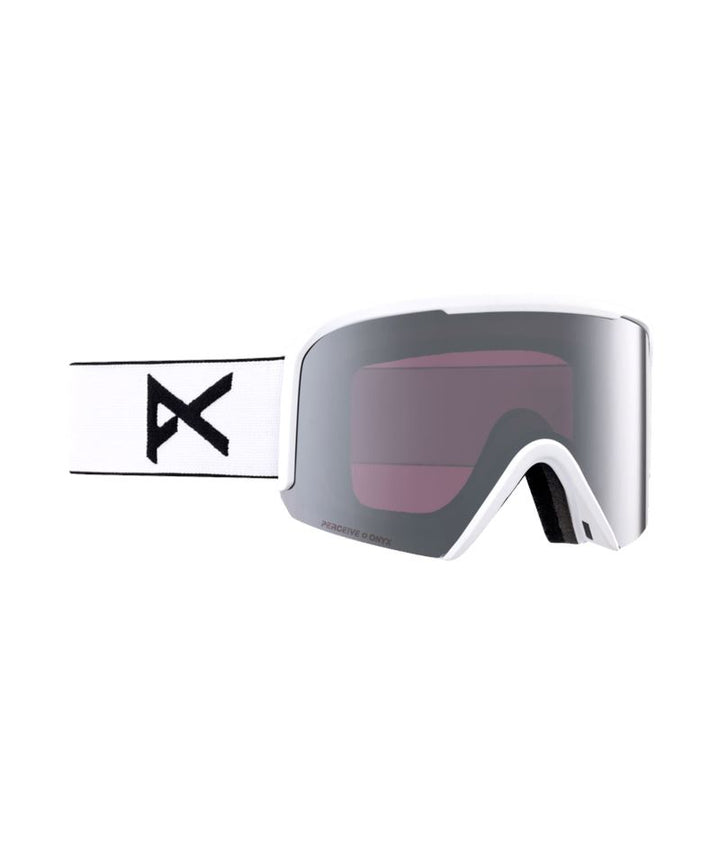 Anon Nesa Goggles + Bonus Lens 2024 White / Perceive Sunny Onyx / Cloudy Burst