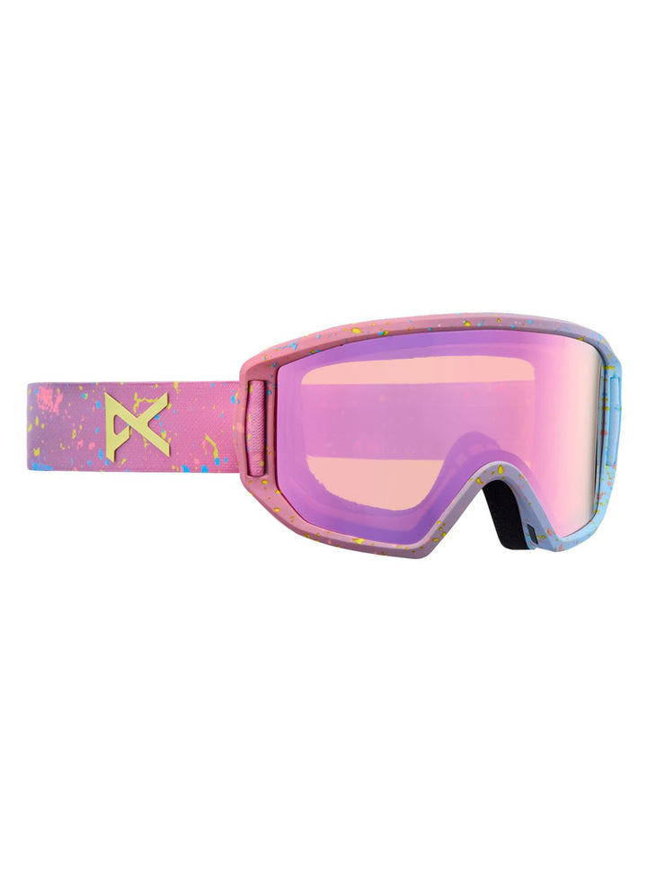 Anon Relapse Jr. Goggles + MFI® Face Mask 2024 Splatter / Pink Amber