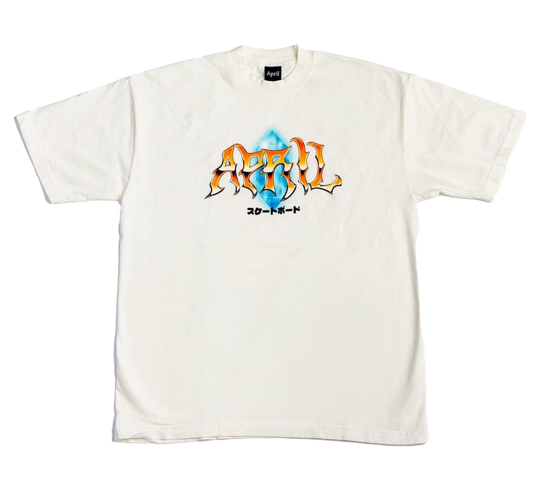 April Skateboarding T-Shirt Off White S
