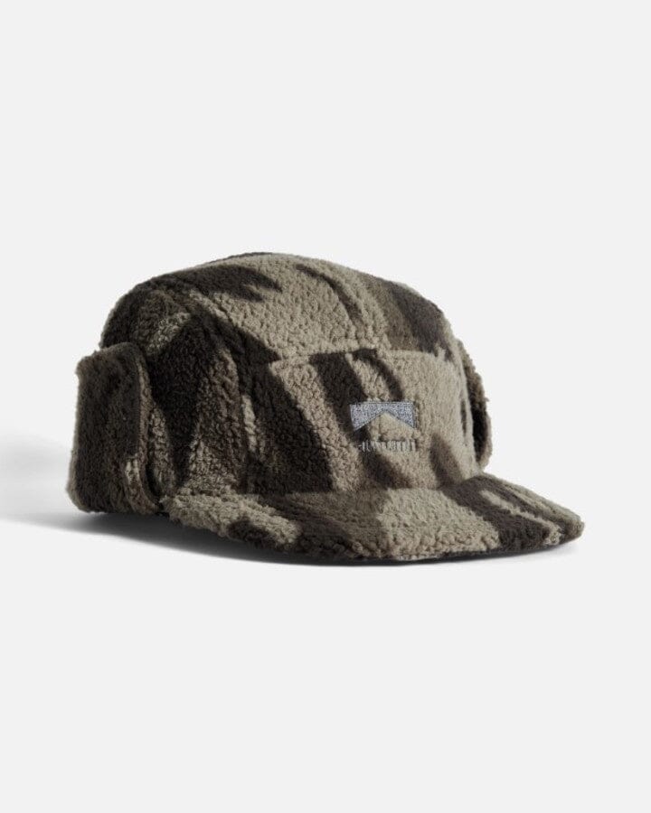 Autumn Fleece Flap Cap Stone Grey