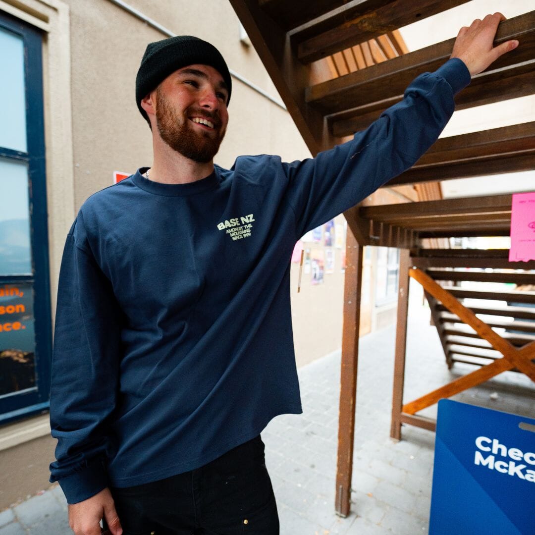 BaseNZ Mens "Amongst" Heavy Long Sleeve Tee