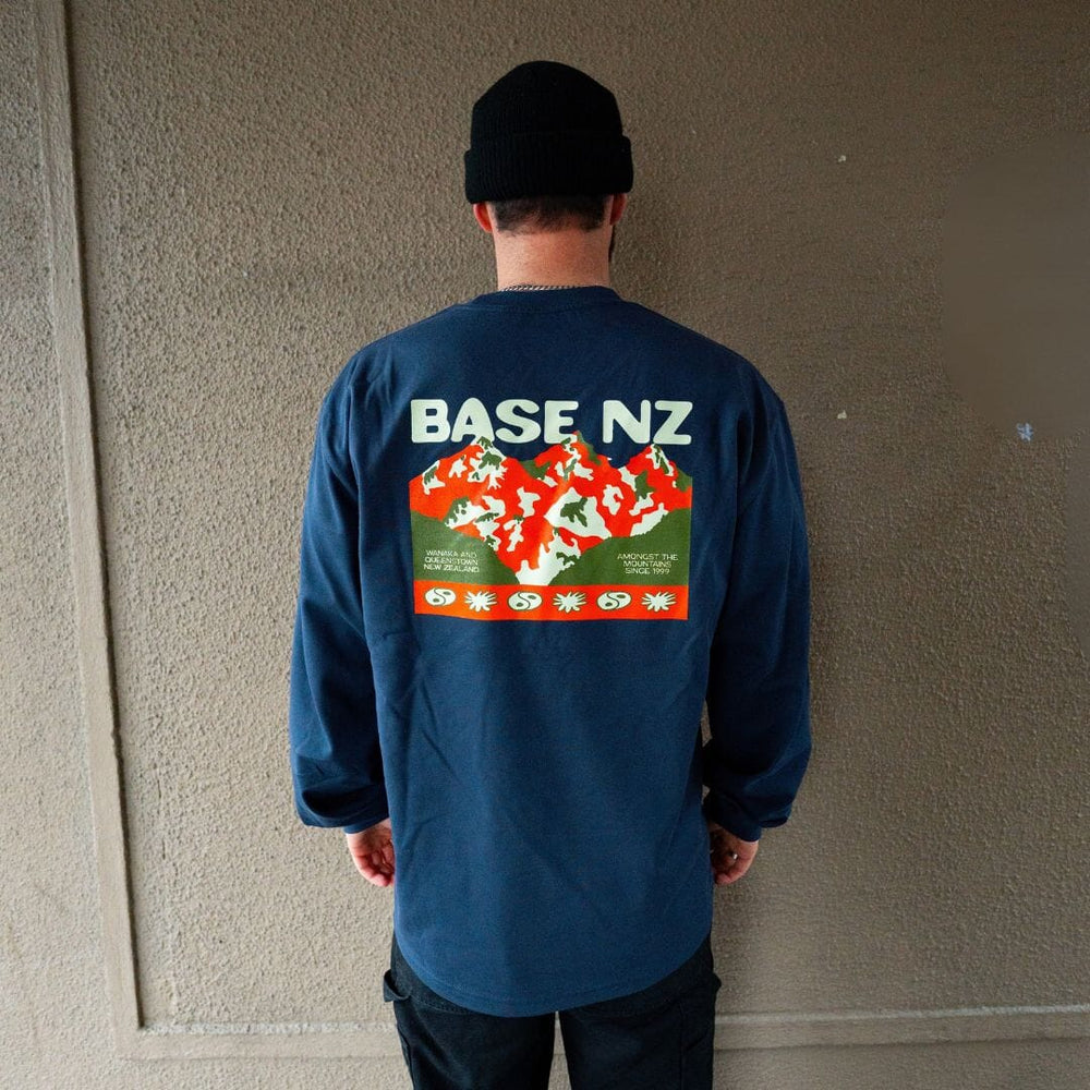 BaseNZ Mens "Amongst" Heavy Long Sleeve Tee