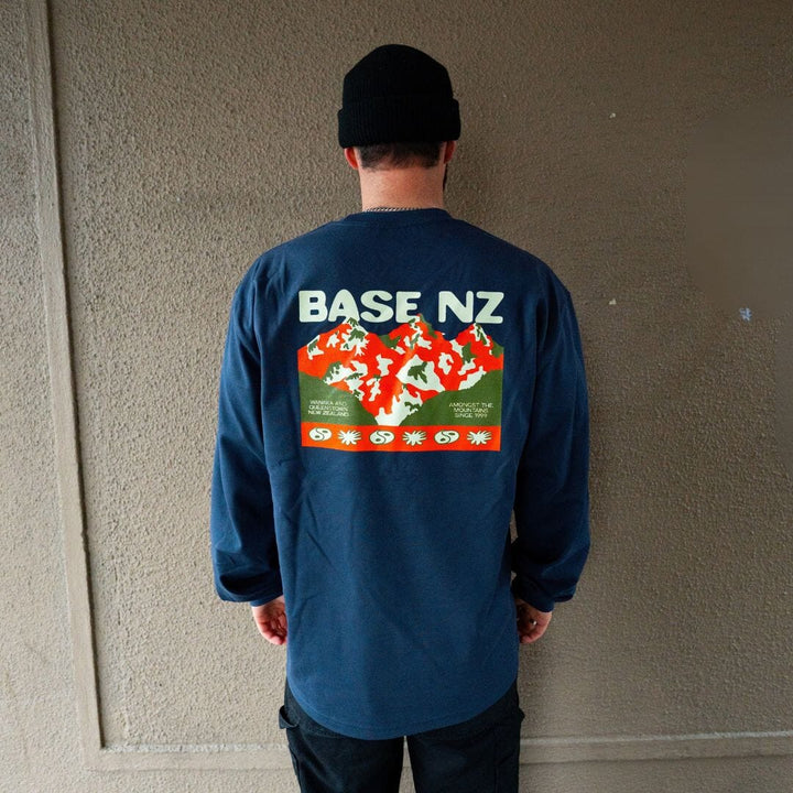 BaseNZ Mens "Amongst" Heavy Long Sleeve Tee