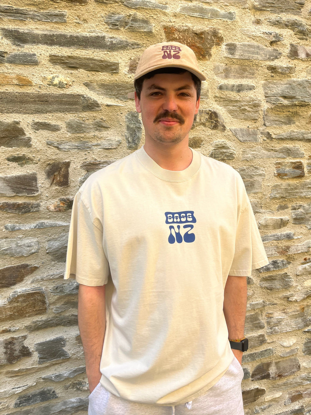 BaseNZ Mens Mountain Base Heavy Faded T-Shirt