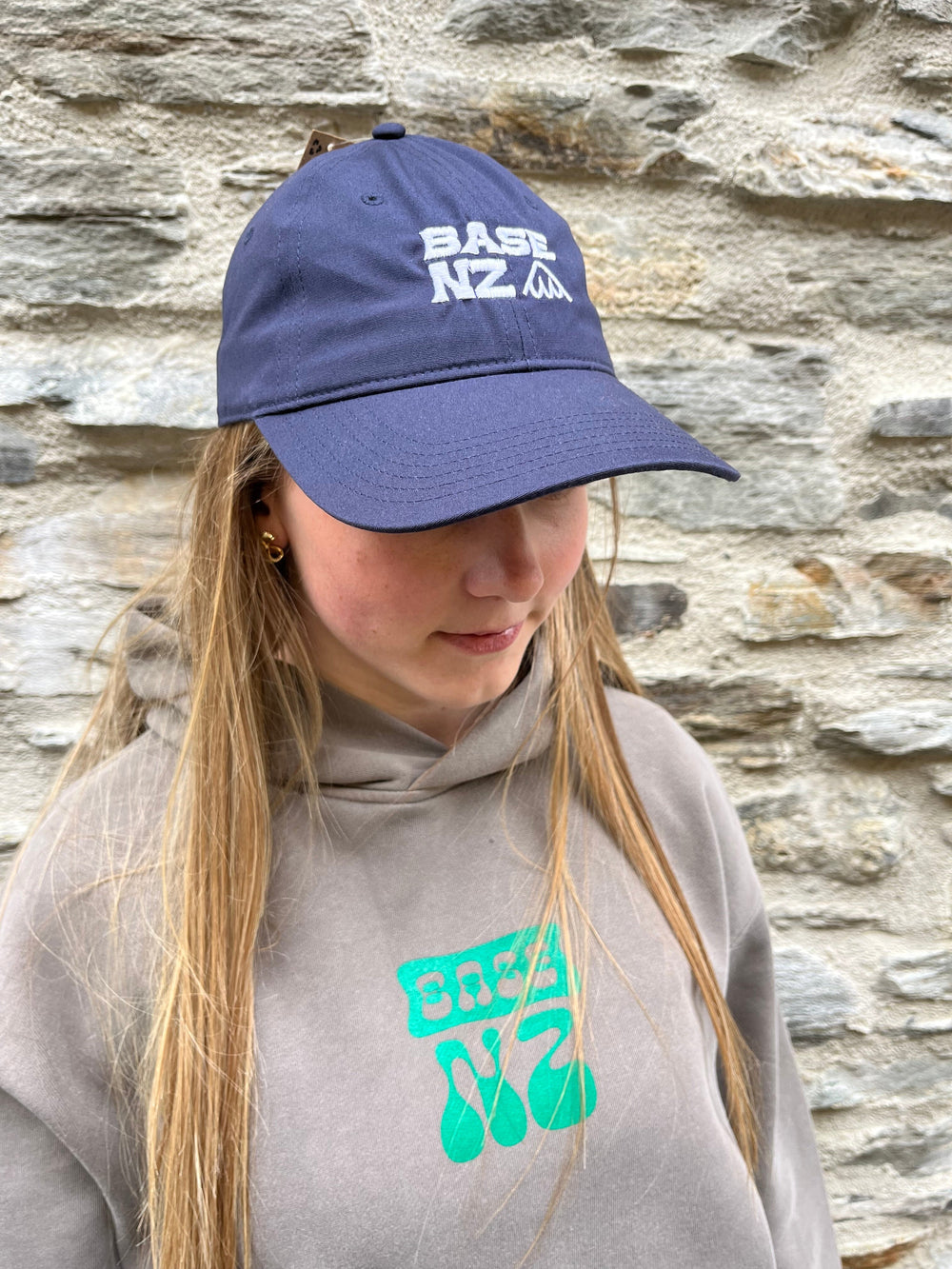 BaseNZ Rad Dad Cap Navy / Snow