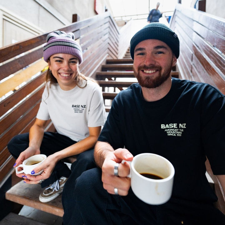 BaseNZ Womens Amongst Heavy Faded T-Shirt