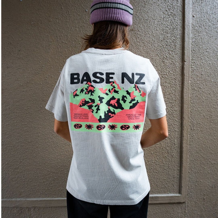 BaseNZ Womens Amongst Heavy Faded T-Shirt