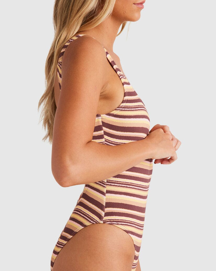Billabong Beach Waves Square Tanker One Piece Swimsuit