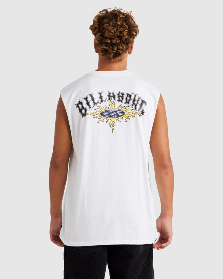 Billabong Flame Arch Muscle Tank Top