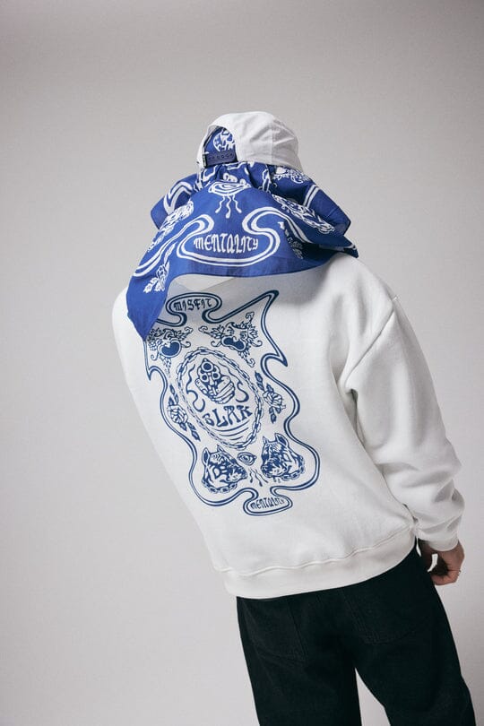 Blak Misfit Mentality Bandana Blue