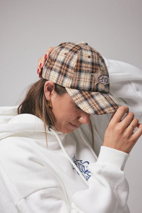 Blak Plaided Daze Cap
