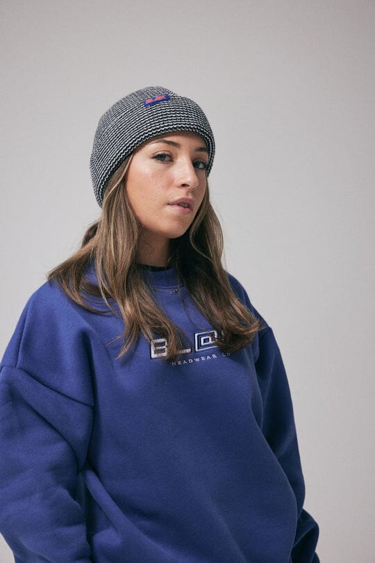 Blak Shrimp Beanie Black / White