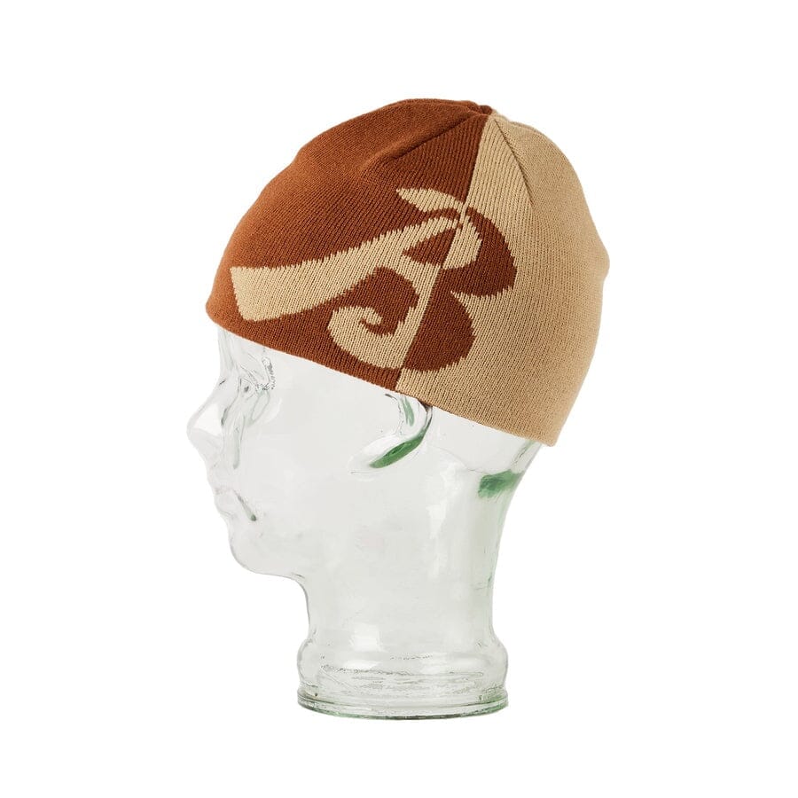 Blak Split Beanie Brown / Tan