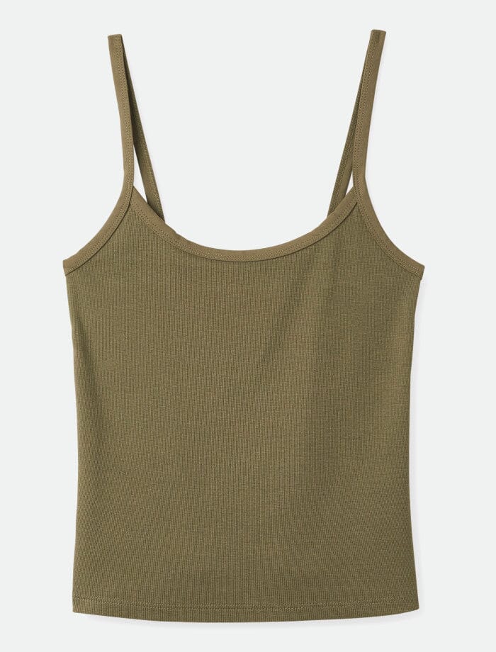 Brixton Betty Spaghetti Tank Olive Surplus XS