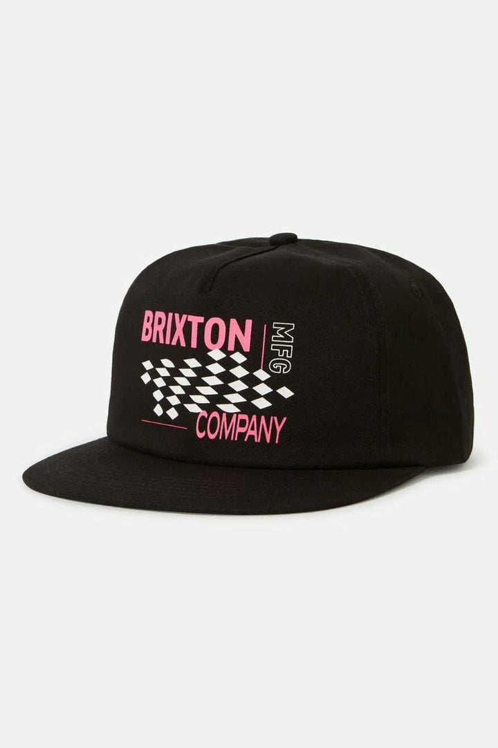 Brixton Neon Finish Line HP Snapback Cap
