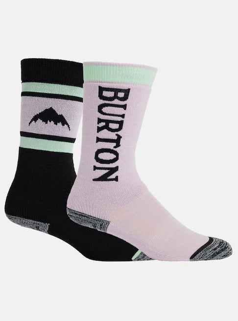 Burton Kids Weekend Midweight 2-Pack Socks Elderberry S / M