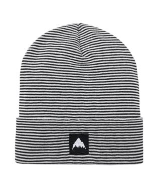 Burton Recycled Stripe Beanie True Black / Stout White