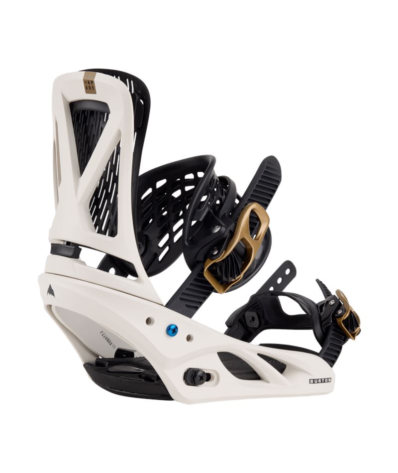 Burton Women's Escapade Re:Flex Snowboard Bindings 2024 White/Gold M
