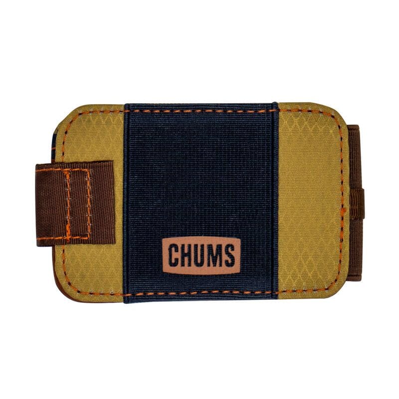 Chums Bandit Bi-Fold Wallet Orange / Navy / Tan