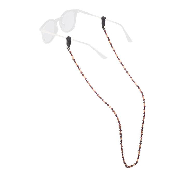 Chums Beaded Cord Eyewear Retainer Small Wood