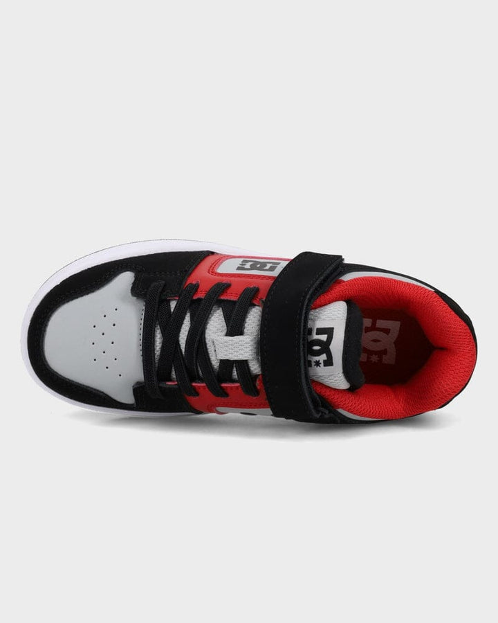 DC Manteca 4 V Skate Shoes - Black / Grey / Red