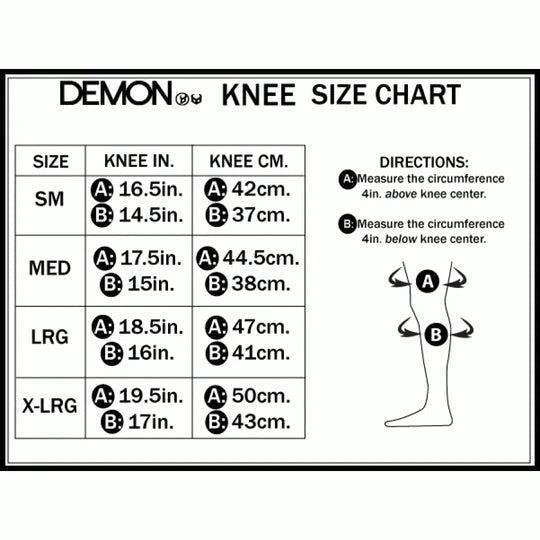 Demon Knee Guard Soft Cap Pro Jnr