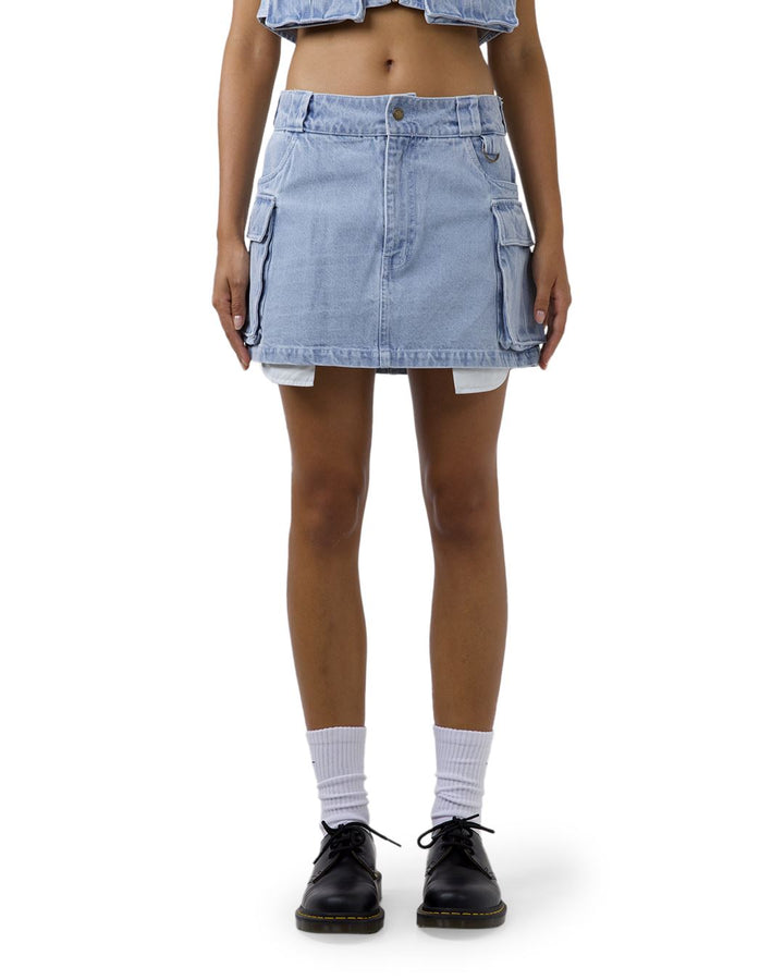 Dickies 874 Light Denim Cargo Mini Skirt