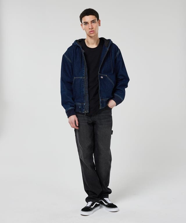 Dickies Garyville Jeans - Black Wash Faded