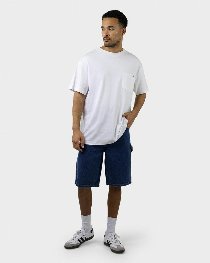 Dickies SDX200 11" Relaxed Fit Denim Carpenter Shorts Stone Washed Indigo 28