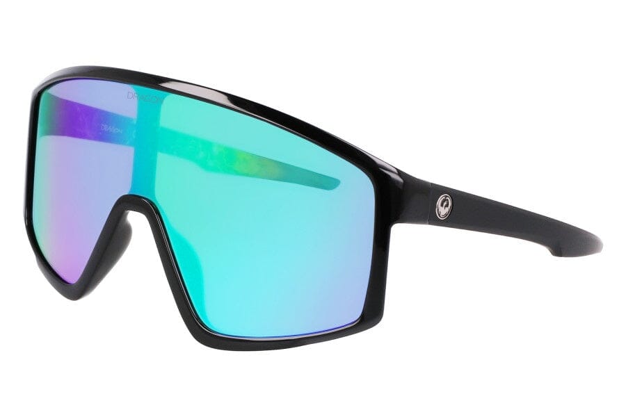 Dragon Amped Sunglasses Ion Black Multiverse / Green Ion