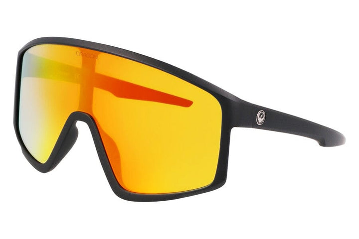 Dragon Amped Sunglasses Ion Matte Black / Red Ion