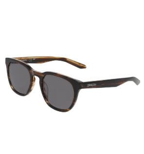 Dragon Bank Sunglasses Striated Horn / LL Smoke