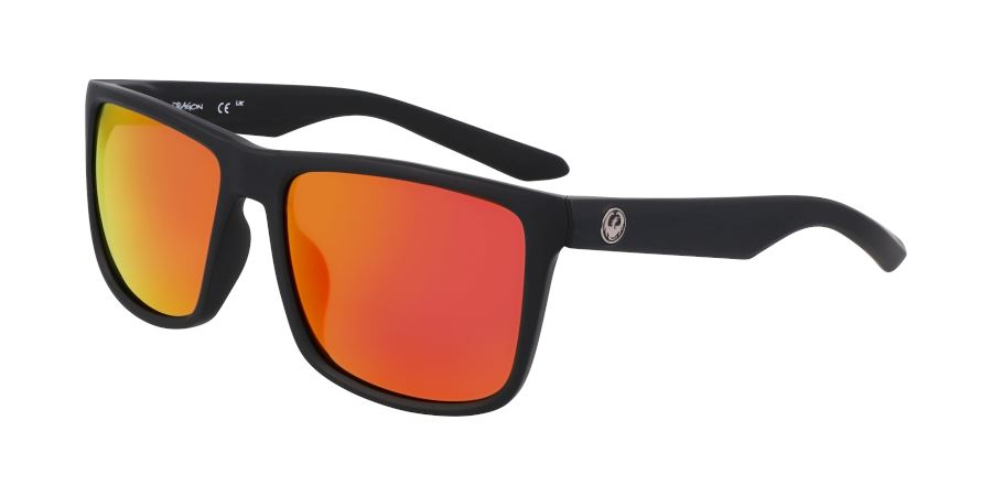 Dragon Meridien H20 Polarised Sunglasses Matte Black / Red Ion Polar