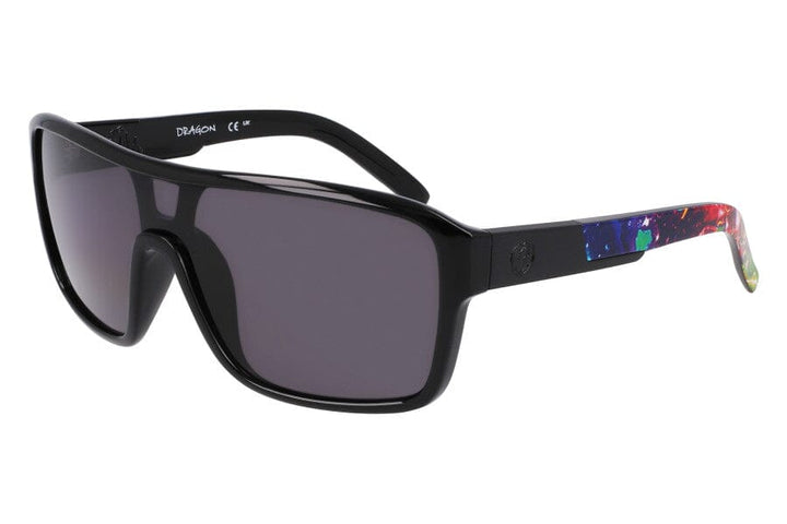 Dragon Remix Polarised Sunglasses Black Multi / Smoke Polar