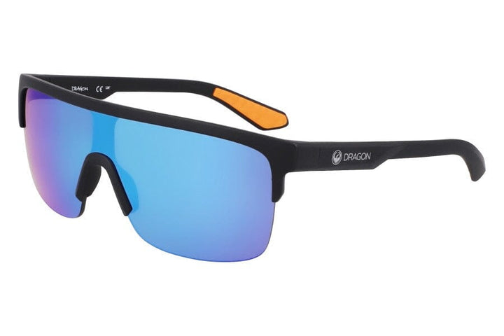 Dragon Slotted Sunglasses Matte Black / Blue Ion
