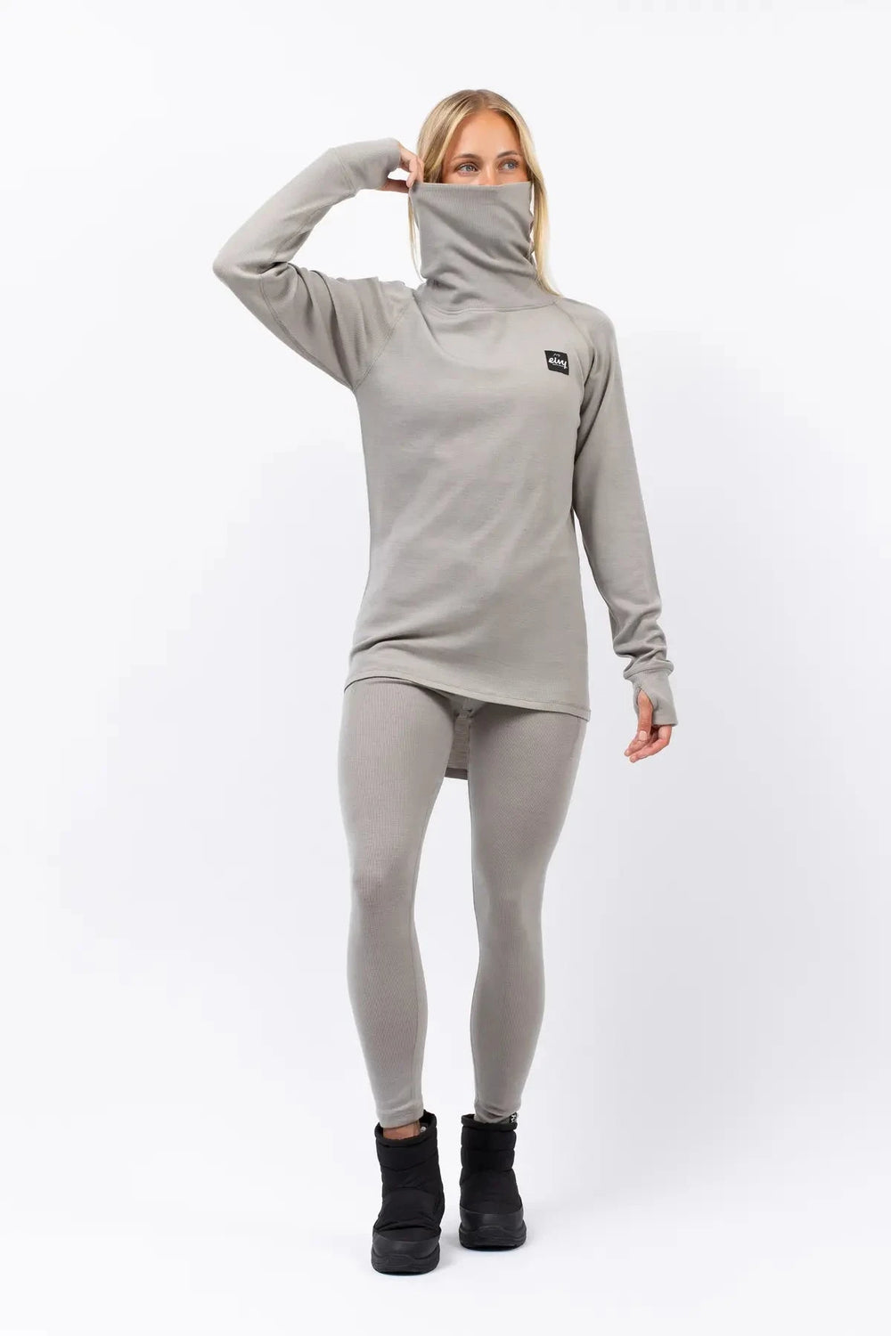 Eivy Icecold Wool Gaiter Rib Top