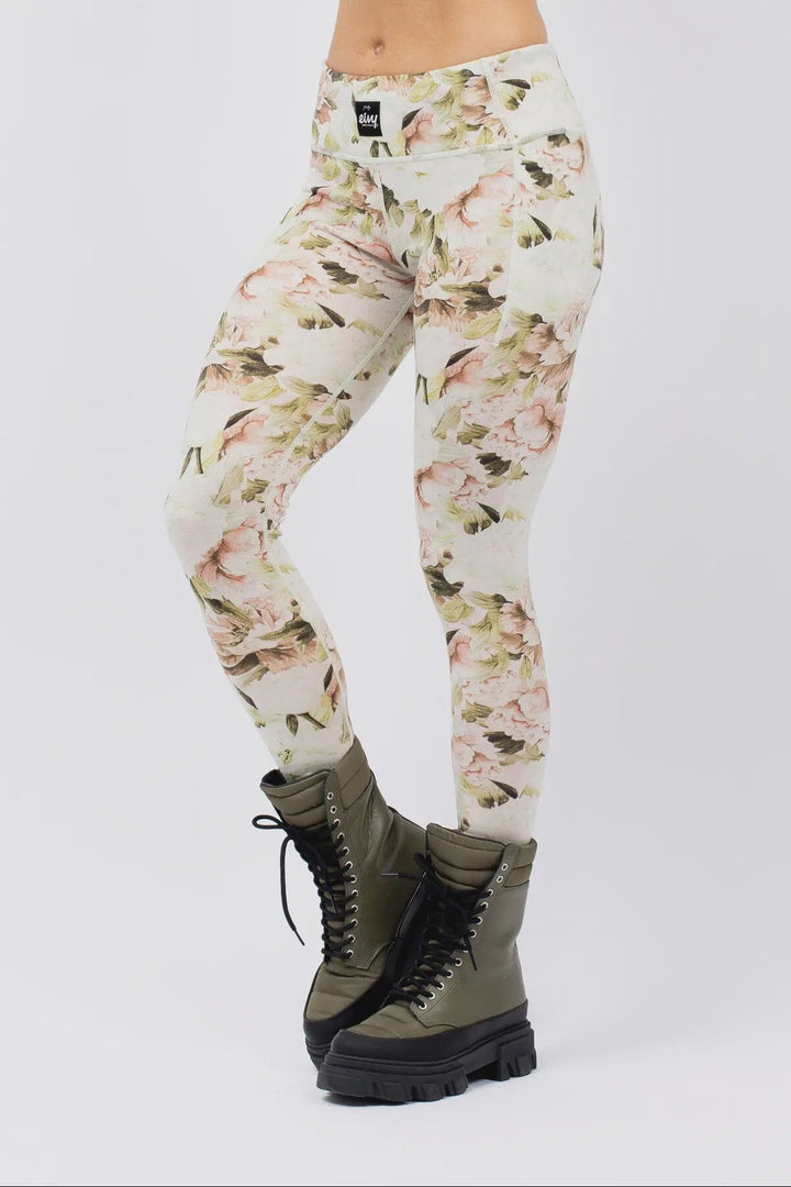 Eivy Pocket Merino Wool Tights Bloom S