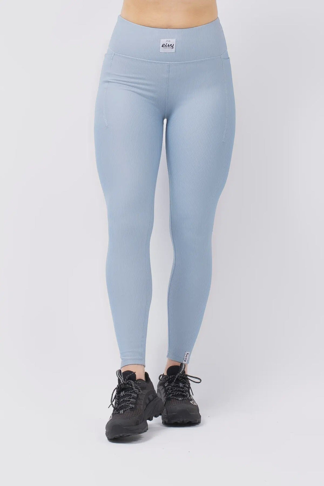 Eivy Pocket Rib Tights Faded Fog S