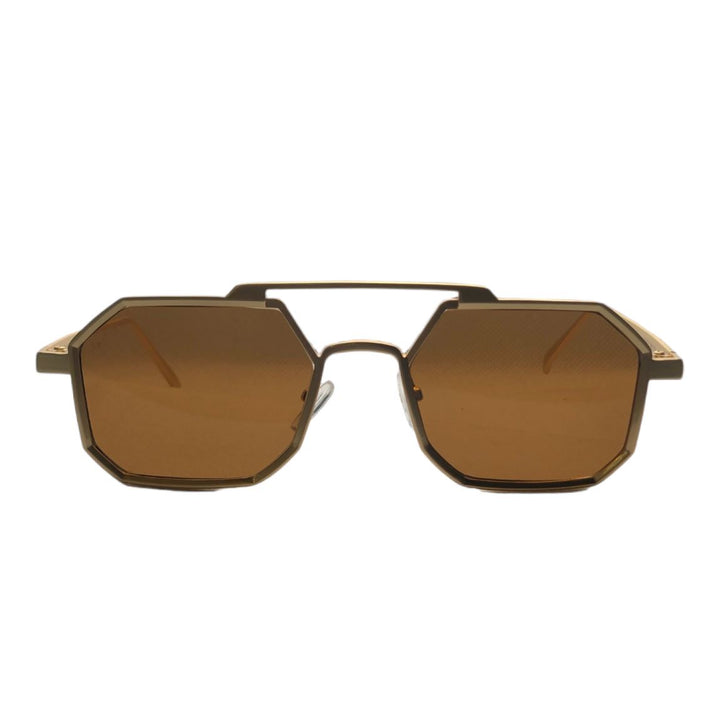 Fortune Switchblade Sunglasses Gold / Brown