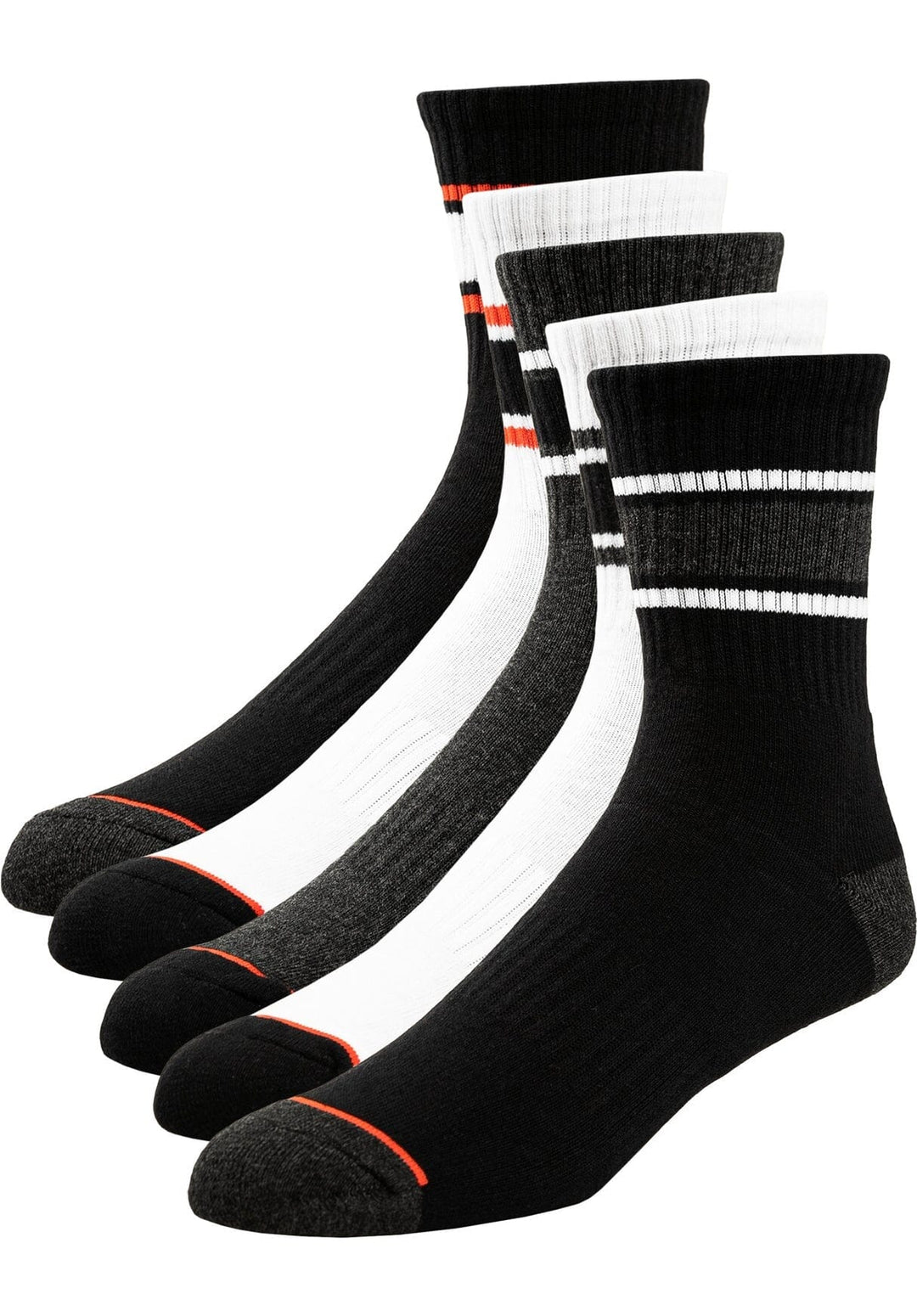 Globe Triple Stripe Crew 5 Pack Socks