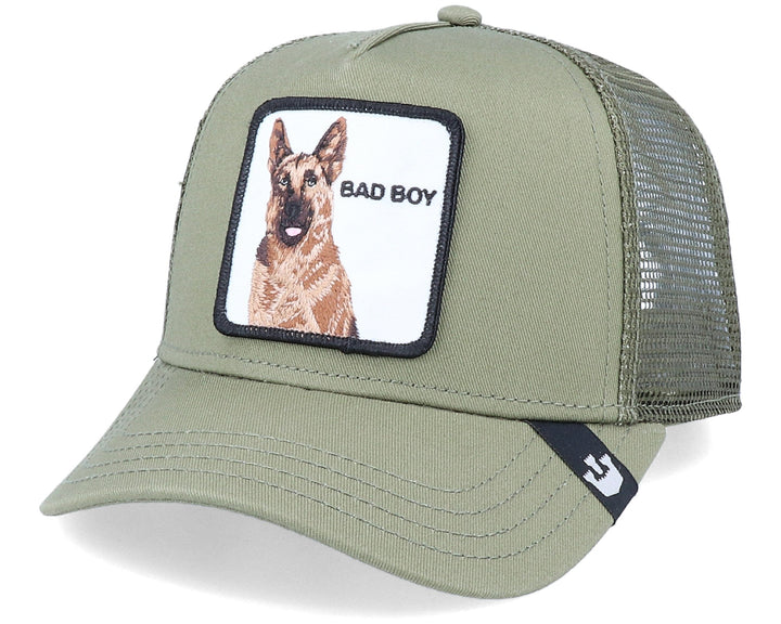 Goorin Bros The Baddest Boy Trucker Cap Olive