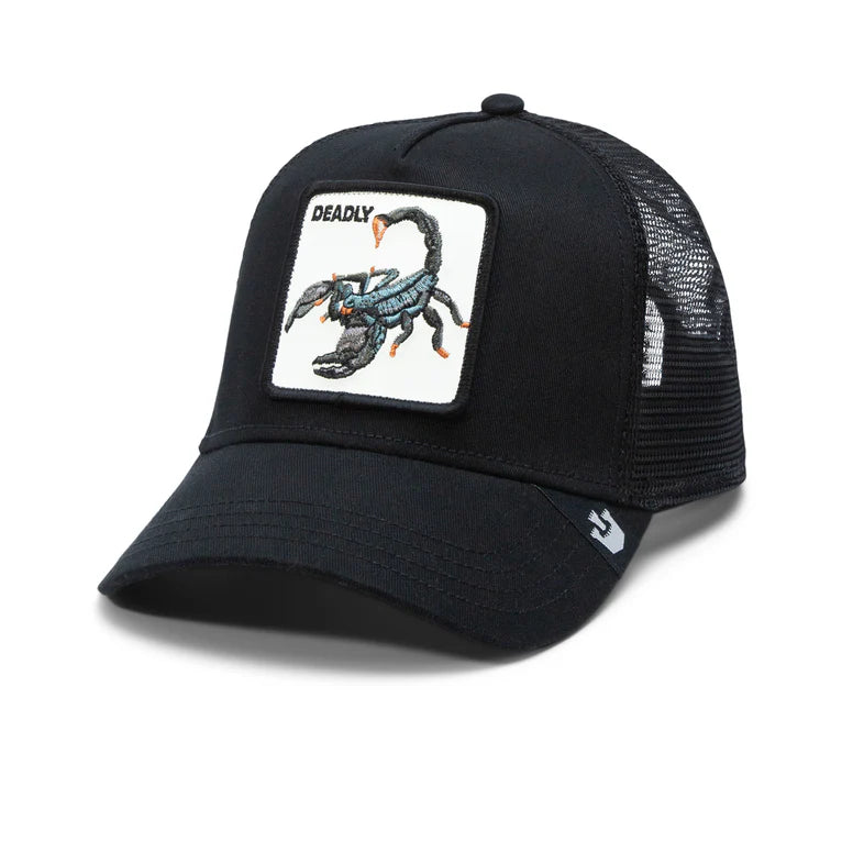 Goorin Bros The Deadliest Scorpion Trucker Cap Black