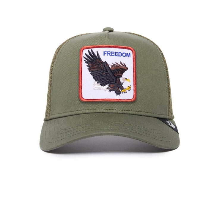 Goorin Bros The Freedom Eagle Trucker Cap Moss