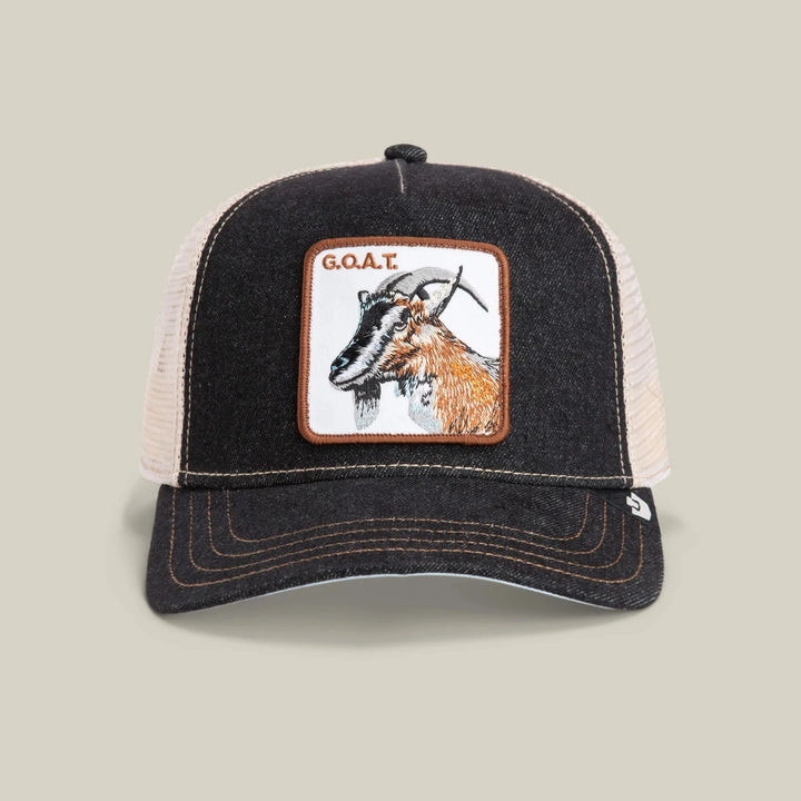 Goorin Bros The GOAT Trucker Cap Dark Denim