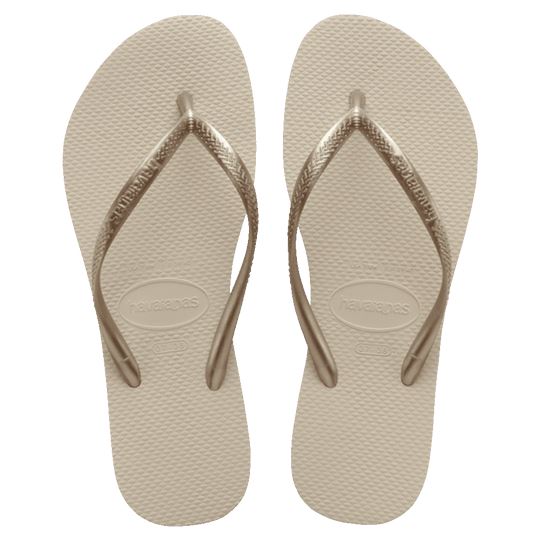 Havaianas Slim Basic Jandals Beige 37 / 38 Brazil