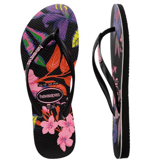 Havaianas Slim Floral Colours Jandals